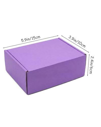 Cardboard Box, 50 Pack Small Shipping Boxes Corrugated Mailer Boxes, Cardboard Shipping Box For Shipping Packaging Craft G...