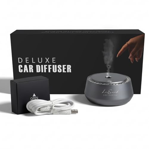 Smart Car Diffuser with 20ML Scent Oil Included - Car Air Freshener - Aromatherapy Diffuser - Portable, Compact, Cordless ...
