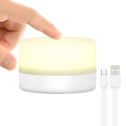 RTSU Bedside Lamp, Dimmable Touch Tap Light Novelty Light, Kids Children Adult LED Nightlight, Table Desk Atmosphere Decor...