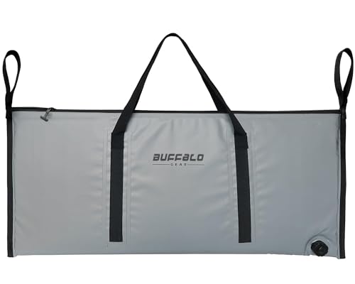 Buffalo Gear Insulated Fish Cooler Bag Portable Fish Kill Bag Keep Ice-cold More Than 48 Hours