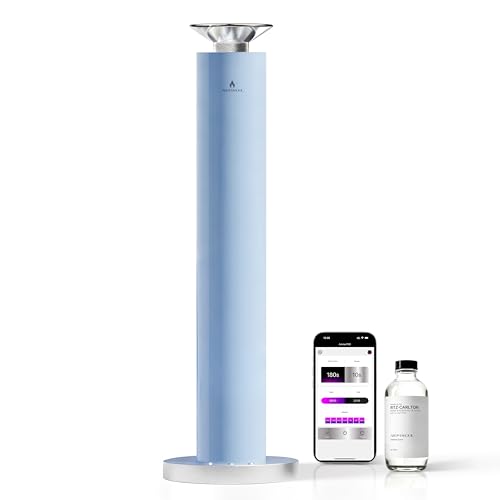 Wireless Rechargeable Hotel Scent Diffuser Starter Kit - Alloy Atomization System,Waterless Oil Diffuser, 1500 Sq Ft Cover...