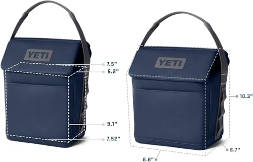 YETI Daytrip 6L Insulated Soft Cooler Lunch Bag, Classic Navy