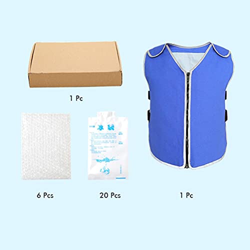 Dan&Dre Adjustable Summer Cooling Vest for Fishing Cycling Chef