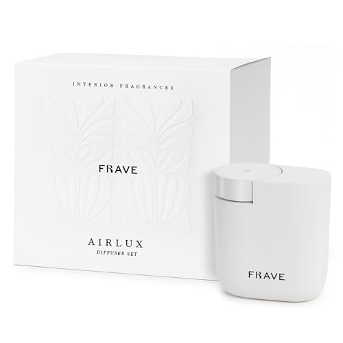 Air Lux Diffuser, Plug-in Waterless Diffuser for Essential Oil, Smart Bluetooth App Control, Covers Up to 500 sqft 60ml Ca...
