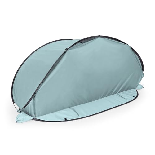 Picnic TIME Manta Portable Beach Tent, Fully-Assembled Pop Up Tent, Beach Shade and Sun Shelter, Instant Outdoor Shade wit...