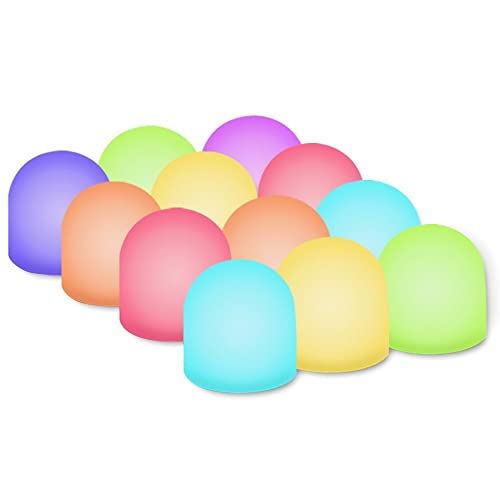 Novelty Place Color Changing Mini Nightlight, Multicolor LED Mood Lighting - Night Light for Bedroom, Bathroom, Living Roo...
