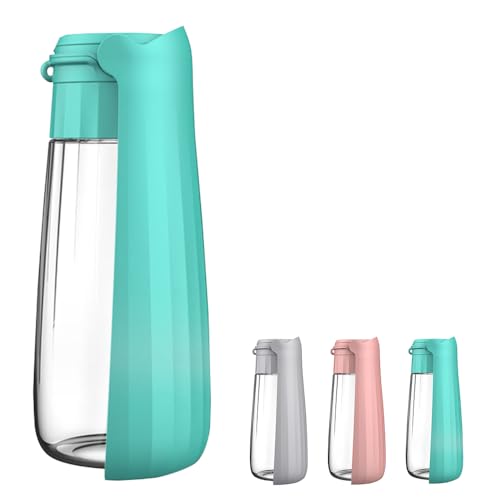 PawSailor Dog Water Bottle Portable for Walking Pet Travel 19 OZ Leak proof Water Bottle Bowl with Drinking Feeder Cat Pup...