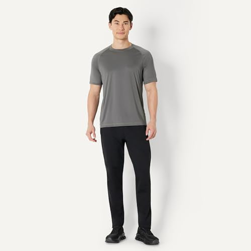 Amazon Essentials Men's Slim-Fit Short-Sleeve Quick-Dry UPF 50 Swim Tee