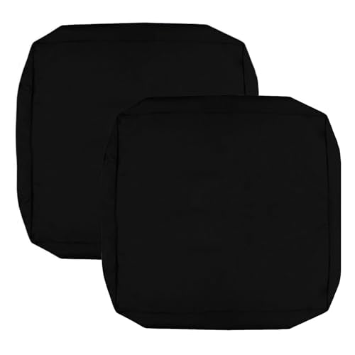 FLYMEI Patio Cushion Covers 20x20x2 Waterproof Outdoor Cushion Cover Replacement 2Packs Outdoor Seat Cushion Slipcover for...