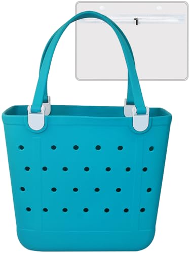 Uwyriwooq Beach Tote Bag, Original Large Rubber Beach Bag for Women, Pool Bag