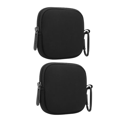 E-Tree 2 Pack Mini Neoprene Pouch Case for Phone Charger Airpods USB Cables Cord ﻿Earphones MagSafe Power Adapter Keychain...