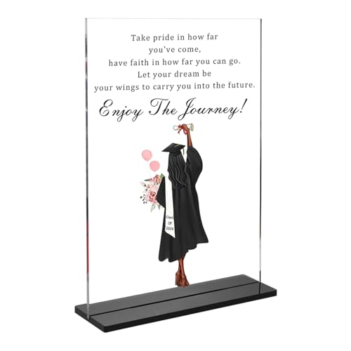Graduation Gifts for Her University College High School Graduation Decorations Gift Class of 2026 Desk Sign Senior 2026 De...