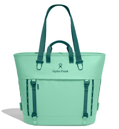 Hydro Flask Carryout Tote - Insulated Tote Bag - 30 L Capacity in Mermaid Green