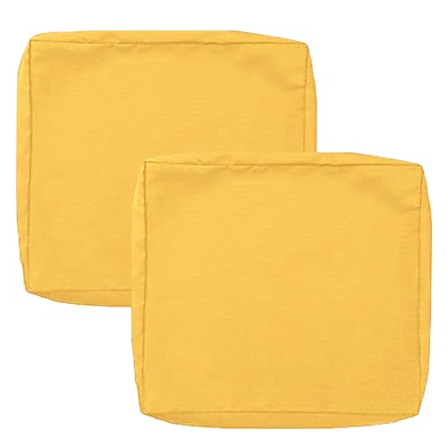 SK Studio Patio Cushion Covers Replacement, 2 Pack Waterproof Outdoor Furniture Seat Cushion Slipcover with Zipper for Gar...
