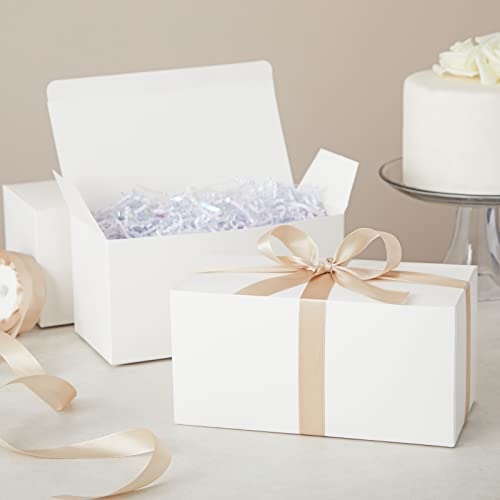 Juvale Gift Boxes With Lids & Cookie Boxes - White Box for Presents & Decorative Gift Presentation for Wedding, Birthday &...