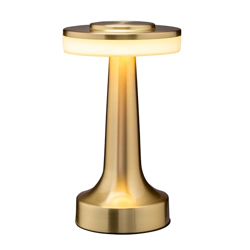 O’Bright Portable LED Table Lamp with Touch Sensor, 3-Levels Brightness, Rechargeable Battery Up to 48 Hours Usage, Night ...