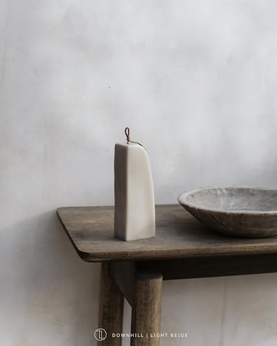 LAWA Downhill Candle - Beautiful Handmade Pillar Scented Soy Wax Elegant Aesthetic Candle Housewarming Gift Home Room Shel...