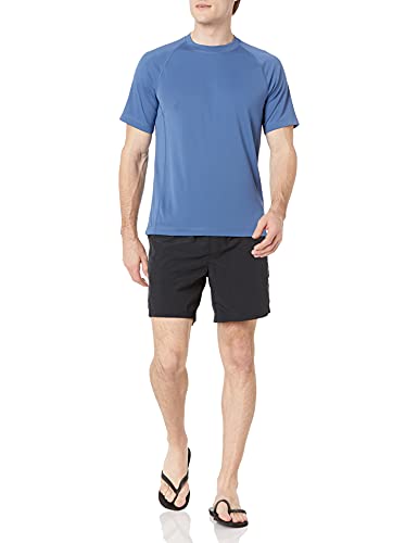 Amazon Essentials Men's Slim-Fit Short-Sleeve Quick-Dry UPF 50 Swim Tee