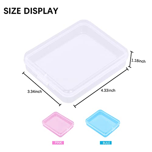 KKONHII Portable Travel Cotton Pad Holder Cotton Swab Ball Holder Dispenser Cosmetic Sponge Storage Box with Transparent L...