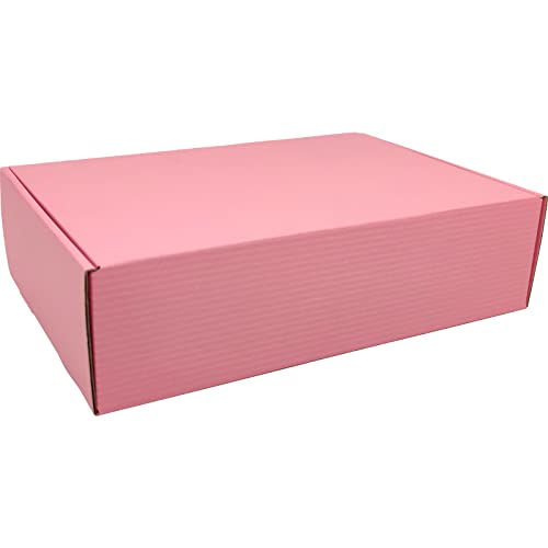 Lmuze Pink Shipping Boxes for Small Business Pack of 20-12x9x4 inches Cardboard Corrugated Mailer Boxes for Shipping Packa...
