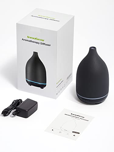 InnoGear Oil Diffuser, 150ML Ceramic Diffuser for Essential Oils Handcrafted Aromatherapy Diffuser Mother's Gift Ultrasoni...