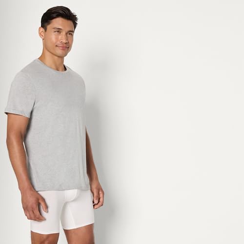 Amazon Essentials Men's Slim Fit Cotton Crew Neck Undershirts