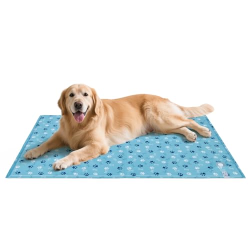 Ownpets Dog Cooling Mat, XX-Large 47 x 31 Inch Thick and Waterproof Cooling Pad for Summer, Water-Filled Pet Mat for Large...