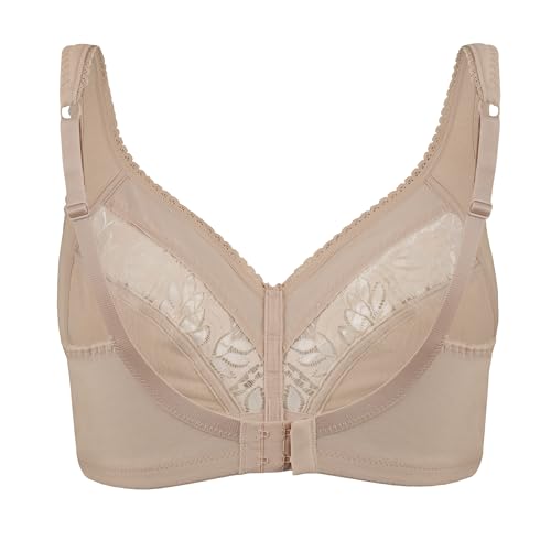 Rosme Plus Size Wireless Soft Bra Padded Straps Unpadded Lingerie Galla Black Beige White