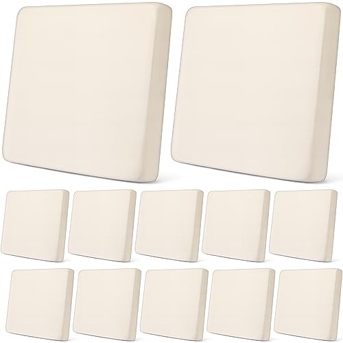 Newwiee 12 Pcs Stretch Cushion Covers Replacement Waterproof Sofa Couch Cushion Covers Washable Individual Couch Slipcover...