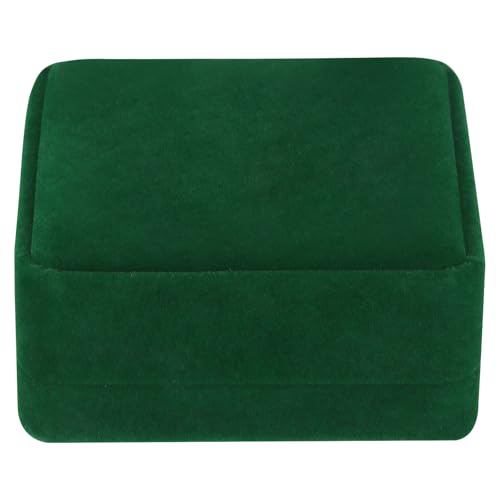 LETURE 4 Pieces Classic Velvet Bracelet Bangle Pendant Necklace Gift Box, Travel Jewelry Box Display Storage Case for Gif...