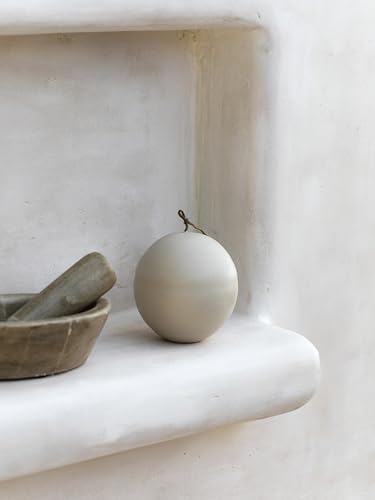 LAWA Imperfect Sphere Candle - Beautiful Handmade Pillar Scented Soy Wax Elegant Aesthetic Candle Housewarming Gift Home R...