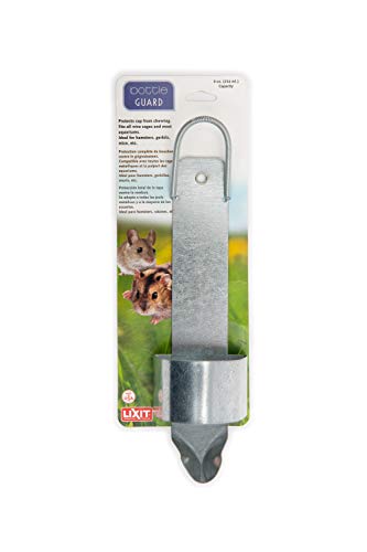 Lixit Wire and Aquarium Cage Water Bottle Chew Guard for Guinea Pigs, Rats, Rabbits, Ferrets Hamsters and Other Small Anim...