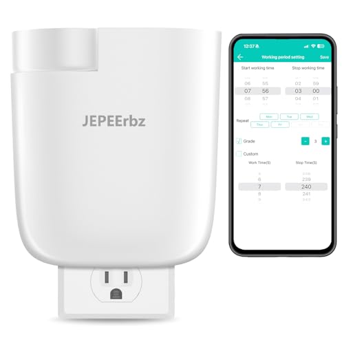 Waterless Diffuser, Plug in Diffuser for Essential Oils,Waterless Essential Oil Diffuser in Wall, Smart Bluetooth App Cont...