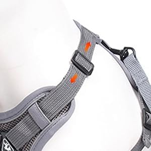 Wanheart cat Chest Harness and Leash, Anti-Escape Adjustable Soft mesh cat Leash and Chest Harness Set for All Types of Ca...
