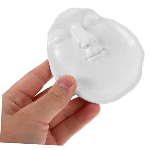 SOLUSTRE Artistic Face Resin Tray for Jewelry Storage Candle Holder Elegant Decorative Tray for Home Bathroom Decor Stylis...