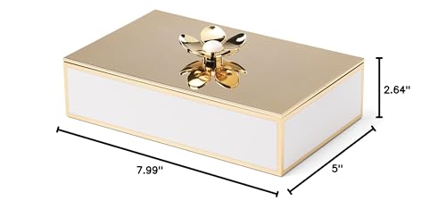kate spade new york Make It Pop Large Floral Box, Gold