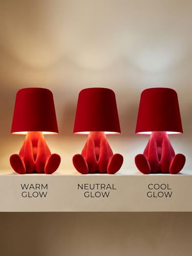KNITUKL Bedside Touch Control Table Lamp, Golden Decor Thinker Statue LED Table Lamp with USB Port, 3 Way Dimmable Modern ...