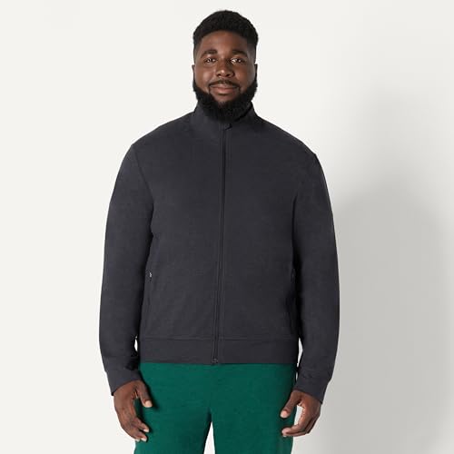 Amazon Essentials Men's Athletic Soft Performance Lightweight Zip Up Gym Workout Jacket