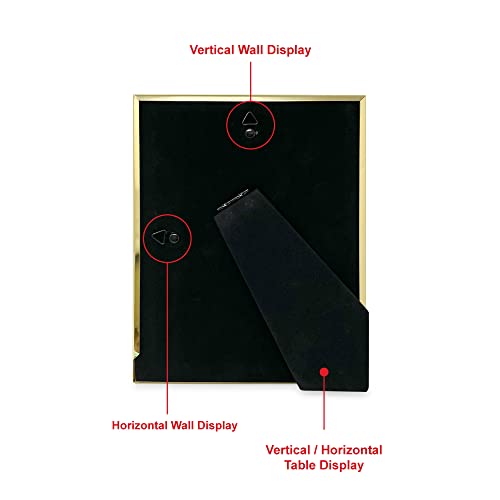 Isaac Jacobs 5x7 Olive Green Leather w/Gold Metal (Vertical & Horizontal) Picture Frame, Shagreen Border w/Black Fabric Ea...