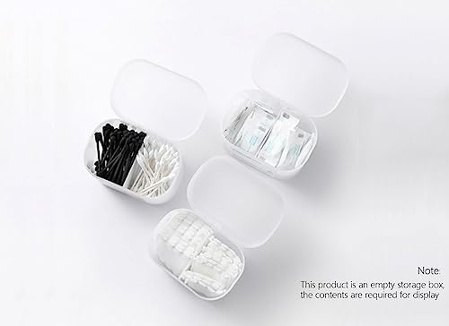Sprigold home transparent cotton pads/swabs large capacity storage box with PP(polypropylene) material, easy to use and ta...