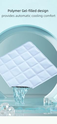 ZeQi Gel-Filled Cooling Mats for Cats Dogs Pets, Water-Proof Surface, Summer Dog Cool Mat, Cooling Cat Bed, Cool Mat, Ice ...