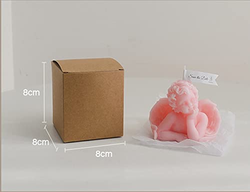 Angel Shaped Scented Candle,150G Aroma Soy Wax Decorative Candle,Handmade Aesthetic Candle for Table Photo Prop Birthday G...