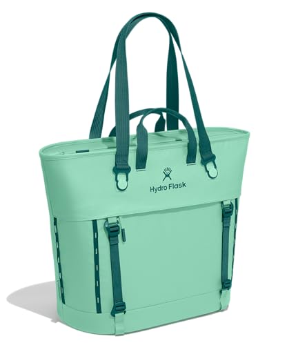 Hydro Flask Carryout Tote - Insulated Tote Bag - 30 L Capacity in Mermaid Green