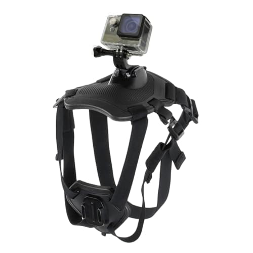 Dog Harness for Gopro, with 2 Mouting Base,Soft Adjustable for Small Medium and Large Dogs for Gopro 12 11 10 9 8 7 6 5 4 ...