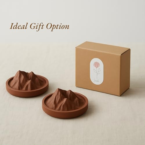 Nythriel 2 Pcs Essential Oil Diffuser for Car, Small Essential Oils Aromatherapy Diffusers Wood, Mini Portable Natural Boh...
