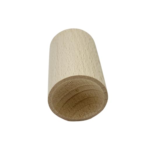 Yuqim 6 Pcs Wood Essential Oil Diffusers, Small Wood Fragrance DIffusers Wooden Aromatherapy Round Diffuser Car Oil Diffus...