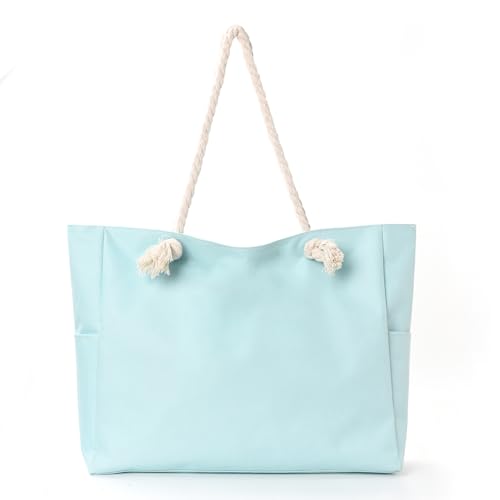Apxouans Beach Bags for Women Large Waterproof Beach Travel Tote Bags Sandproof Swim Pool Bag Canvas Zipper Big Tote