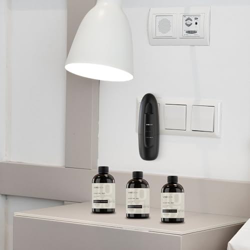 VINEVIDA Studio Plug in Waterless Diffuser and 3 Hotel Fragrance Oils - Essential Oil Diffuser for Home - Room Fragrance A...