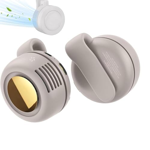 Nixegym Portable Silent Mini Bladeless Fan Clip On, 3 Speeds & Queit, Hands Free Shirt and Waist Clips Whirlwind Fans, For...