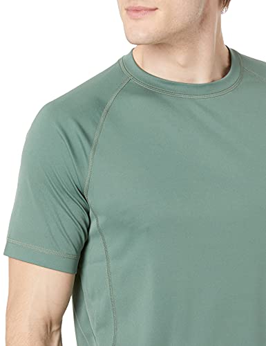 Amazon Essentials Men's Slim-Fit Short-Sleeve Quick-Dry UPF 50 Swim Tee